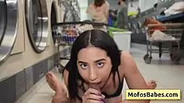 nikki mars rides jason legend's massive dick public laundromat! 🔥🍆