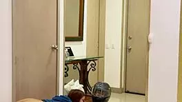 Angel Cruz and Celeste Alba Tempt Delivery Boy