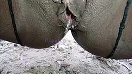 wanna see pretty african wives flashing wet pussies public?