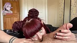 curious alien girl teases and milks massive cock for sticky reward