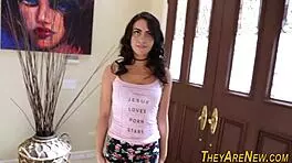 Discover teen 18+ newbie's bold first video adventure