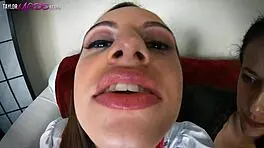 Indica and Ashlynn devour fetish breakfast together!