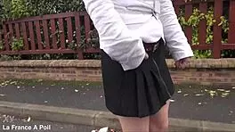 wild young waitress alyzee 23 casting interview bent over doggystyle anal facial cumshot