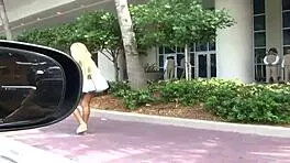 Eva Cruz rides neighbor's monster cock to creampie!