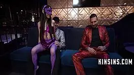 stepdaughter strips and loses virginity to stepson