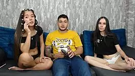 teens blowjob fuck and lick pussies in hot mix