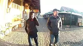 Boyfriend Helps Ream Virgin Nympho Hymen!