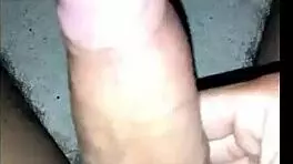 Ecuadorian cock erupts in hot solo cum