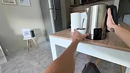 Late night pov with sexy latina babysitter pt1