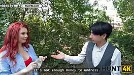 Hey stranger, watch me seduce and ride you while boyfriend stares