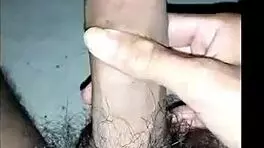 Ecuadorian cock erupts in hot solo cum