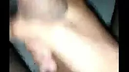 Ecuadorian cock erupts in hot solo cum