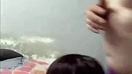 maid kneels for boss thrill then bent over surprise