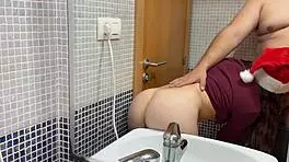 Naughty Petite Homemade Babe Gets Creampied In Bathroom Sneak