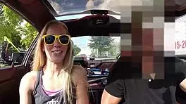 Young Amateur BACKROOM BLOWJOB Leads to Hard DOGGY POUNDING