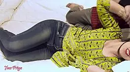 Cute Indian beauty's passionate chudai builds to explosive orgasm with Hindi moans