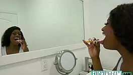 lola chanel wakes up to rough morning pounding from older lover