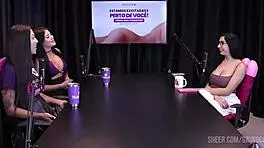 Renatinha melo casts with tifany rocha and didy reis part 2 on sheer red