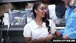 hey shoplifter, bend over for my cavity search or else