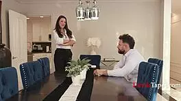 Busty 18+ Teen Blows Hubby as Wife Ignores Cheating Thrill!