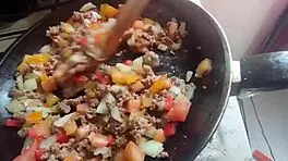 Casual dinner leads to huge cock pounding tight pussy