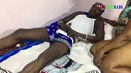 sexy ebony milf dances wet before sucking house boy's monster bbc 😈🍆💦