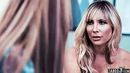 cowardly dude offers up hot reluctant blonde teen tasha reign to furious boss for licking and fingering