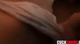 Hubby Watches Me Get Wrecked By That Older Bull's Massive Cock Thrusts