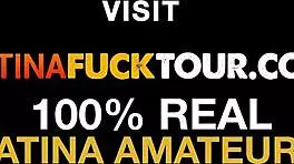 amateur latina teen 18+ bends for rough euro bwc anal on tinder date with deep face fucking