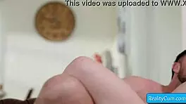 Hairy teen babe enjoys intense banging session with massive cock