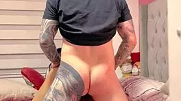 Latina college girl shakes ass rides best friend's cock reverse cowgirl