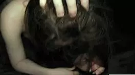 Asian babe craves cock in rough threesome pounding moans loud 😩🍆