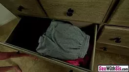 Kinky blonde teen blows stepbro to apologize deeply