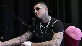 two brunettes strip hunk after he shares oral tips from his recordings