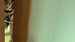 Horny young guy catches mature hairy pussy pissing voyeur style