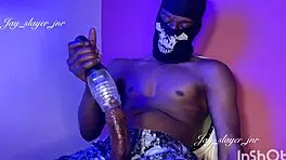 horny ebony teen caught stroking gets monster bbc doggystyle pounding!