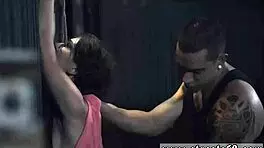 bound teen vibes to orgasm while tickled in bondage 😈🔥