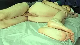 stepsis chats online while getting anal fucked in shared bed