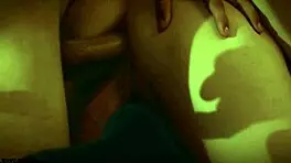 Brunette teen begs for first double penetration with two huge cocks