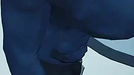 Indian housewife bent over for boss office pounding