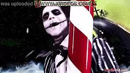 Joanna Angel Deepthroats Big Cock in Nightmare Before Christmas XXX Parody
