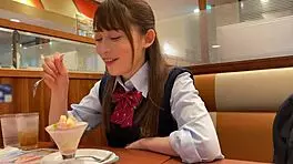 Slender f cup asian babe rides cowgirl in intense homemade creampie pistoning