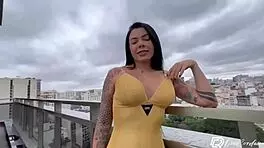 Gave my juicy pussy to the big dick guy from my building