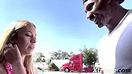 Live Pickup Features Shy Petite Blonde Khloe Kapri