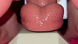 TINY REDHEAD Rides HUGE Fence Post COCK To Juicy Orgasm!