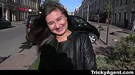 tricky agent fools vika into shaved pussy pounding