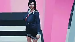 Indian housewife bent over for boss office pounding