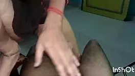 hey sit down on this chair while i fuck you hard