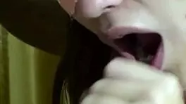 Stepsis begs not to cum inside during sneaky pussy rub creampie