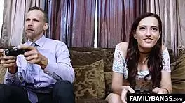 Brooke Haze Plays Xbox Bent Over For Filthy Rich Cock Ride